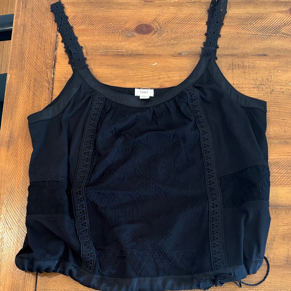 Tiny Women's Black Lace Detail Camisole